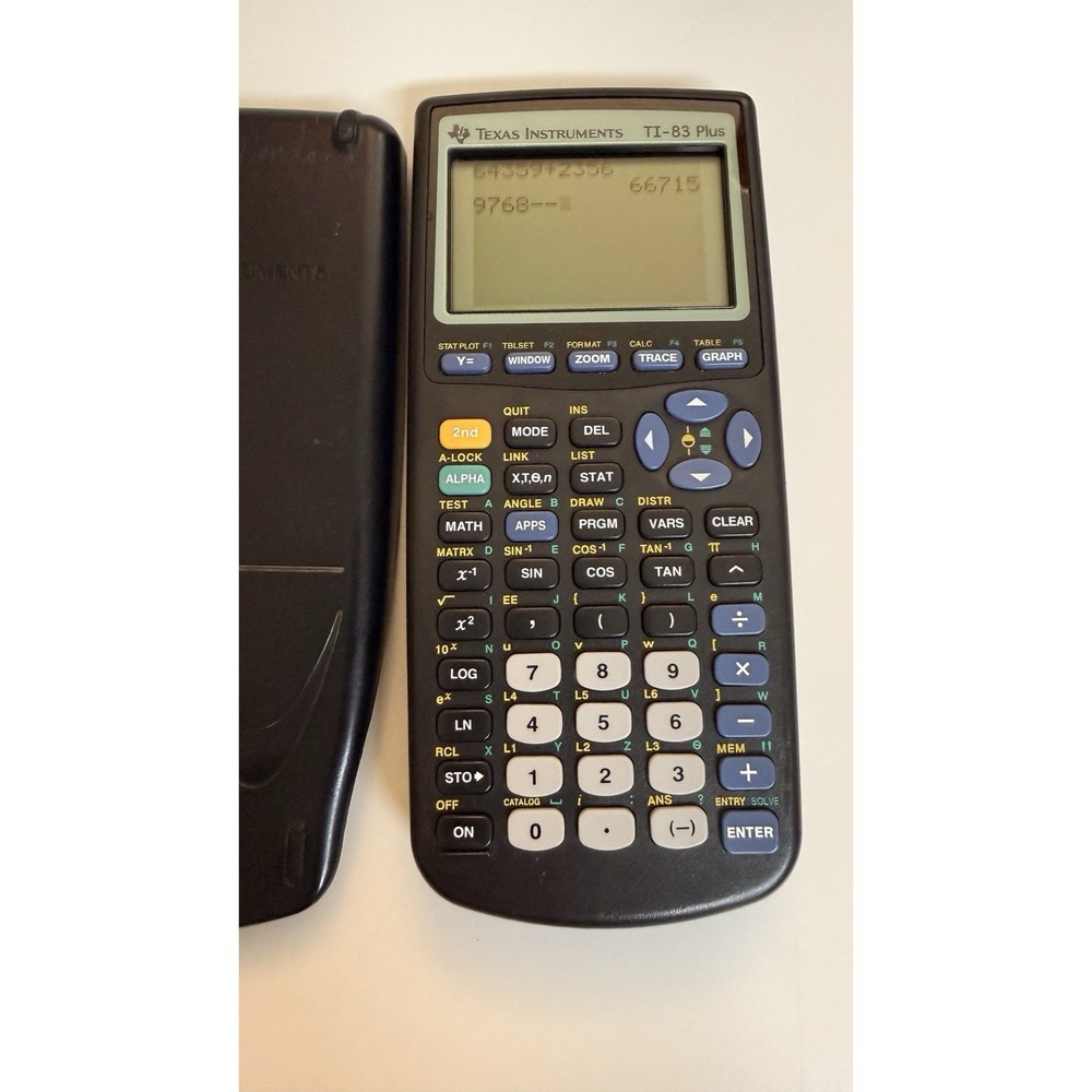 Texas Instruments TI-83 Handheld Graphing Calculator - Picture 3 of 8